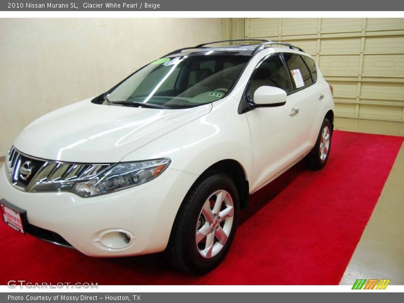Glacier White Pearl / Beige 2010 Nissan Murano SL