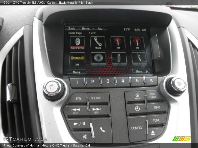 Controls of 2014 Terrain SLE AWD