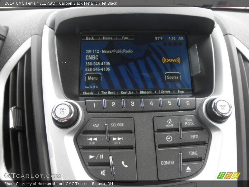 Controls of 2014 Terrain SLE AWD