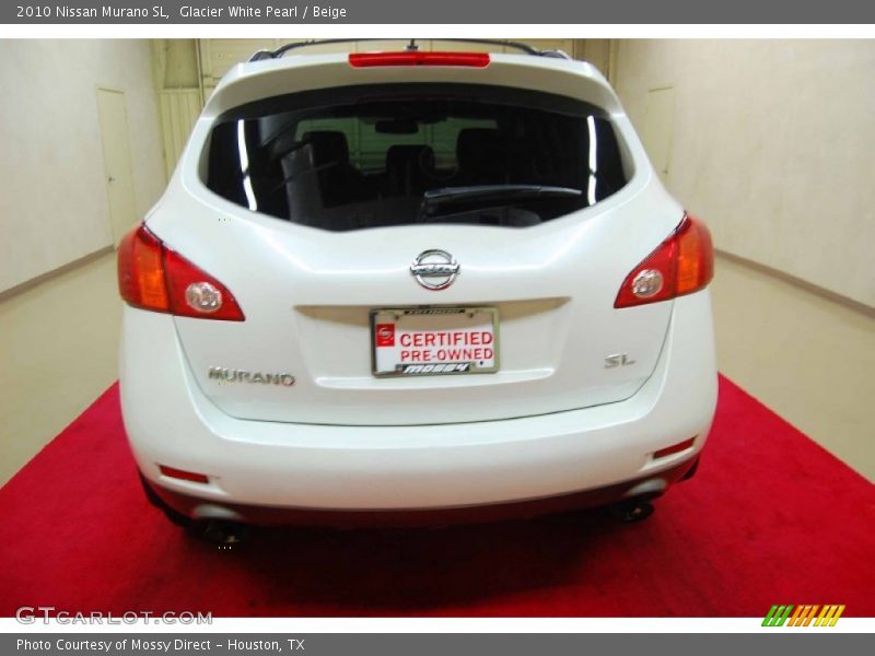 Glacier White Pearl / Beige 2010 Nissan Murano SL