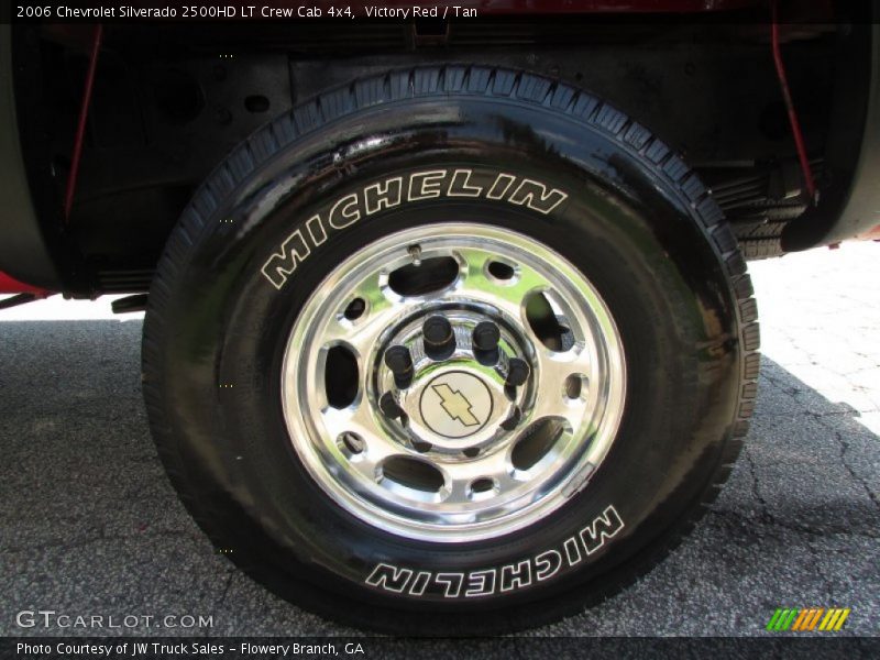 Victory Red / Tan 2006 Chevrolet Silverado 2500HD LT Crew Cab 4x4