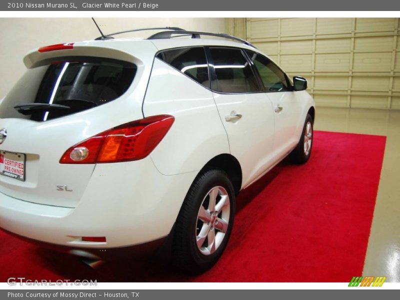 Glacier White Pearl / Beige 2010 Nissan Murano SL
