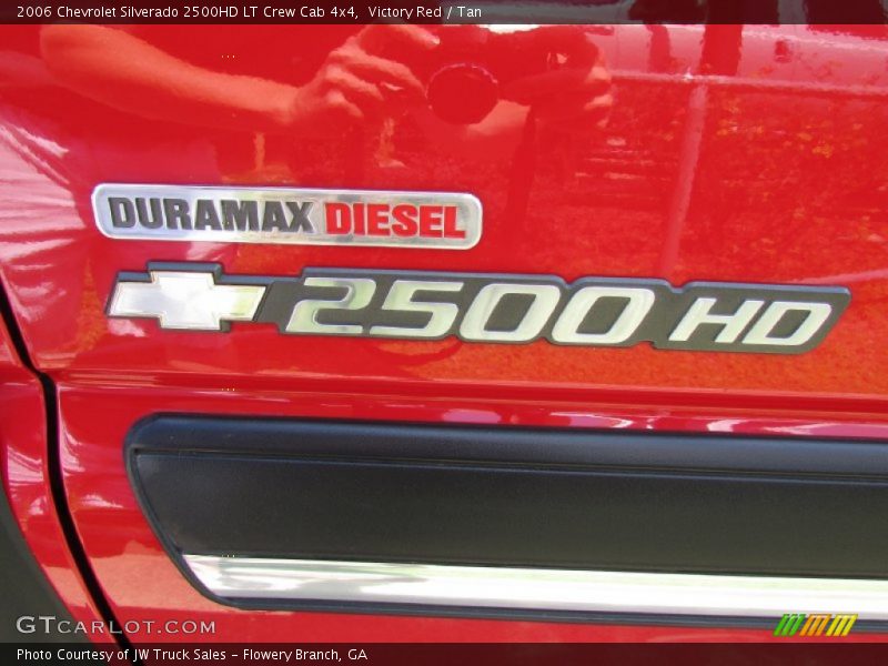 Victory Red / Tan 2006 Chevrolet Silverado 2500HD LT Crew Cab 4x4