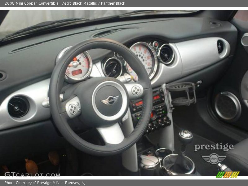 Astro Black Metallic / Panther Black 2008 Mini Cooper Convertible