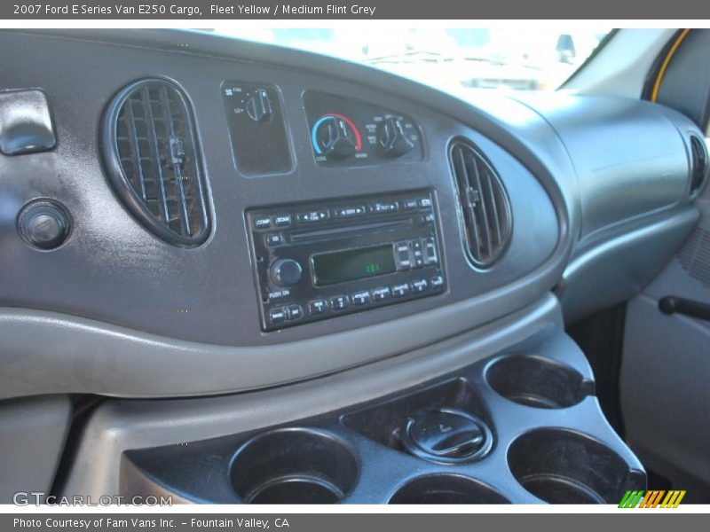 Fleet Yellow / Medium Flint Grey 2007 Ford E Series Van E250 Cargo