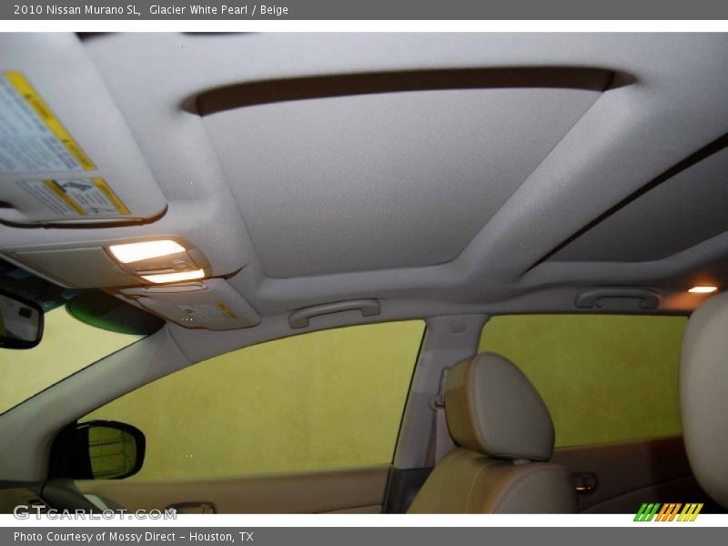 Glacier White Pearl / Beige 2010 Nissan Murano SL