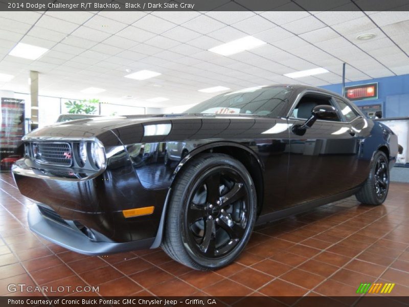 Front 3/4 View of 2014 Challenger R/T Blacktop