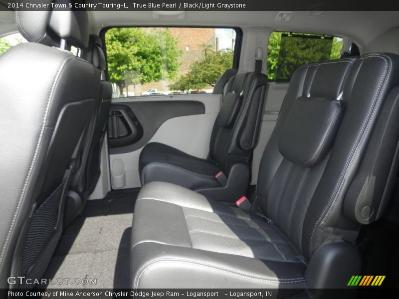 True Blue Pearl / Black/Light Graystone 2014 Chrysler Town & Country Touring-L