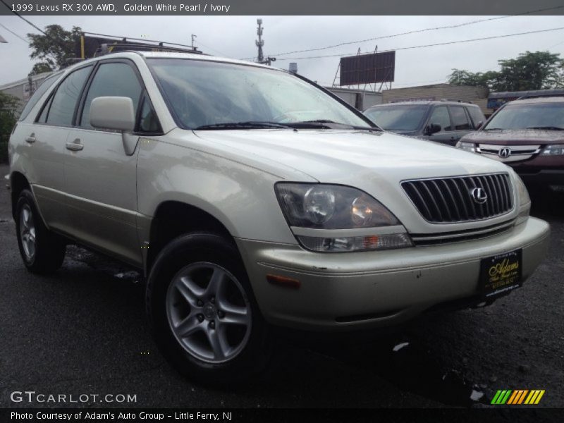Golden White Pearl / Ivory 1999 Lexus RX 300 AWD