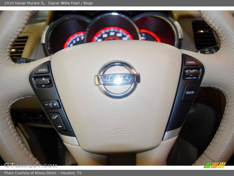 Glacier White Pearl / Beige 2010 Nissan Murano SL