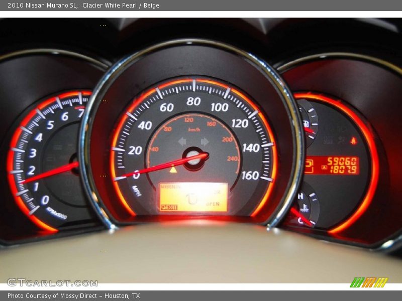 Glacier White Pearl / Beige 2010 Nissan Murano SL