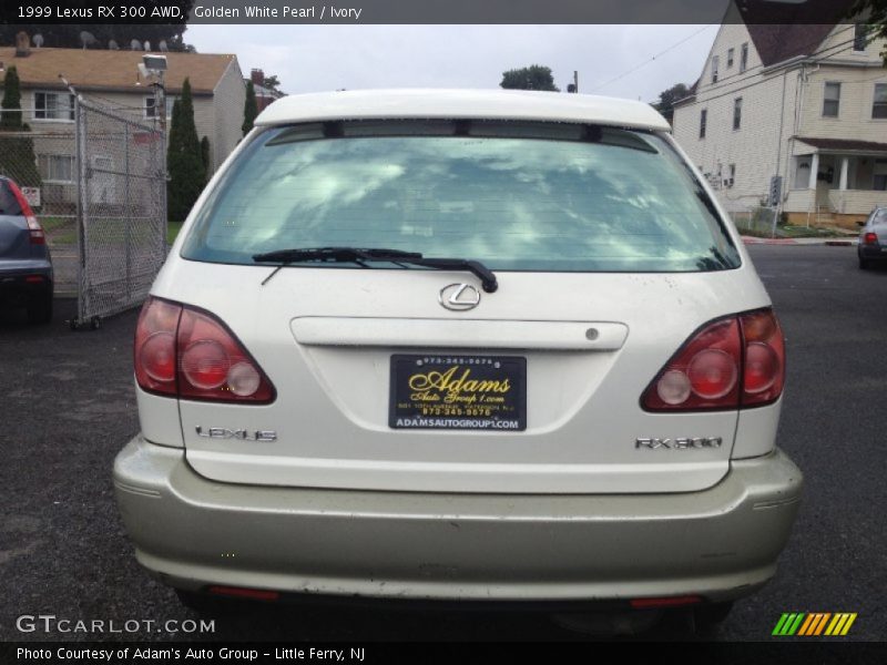 Golden White Pearl / Ivory 1999 Lexus RX 300 AWD