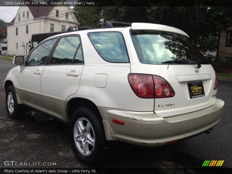 Golden White Pearl / Ivory 1999 Lexus RX 300 AWD