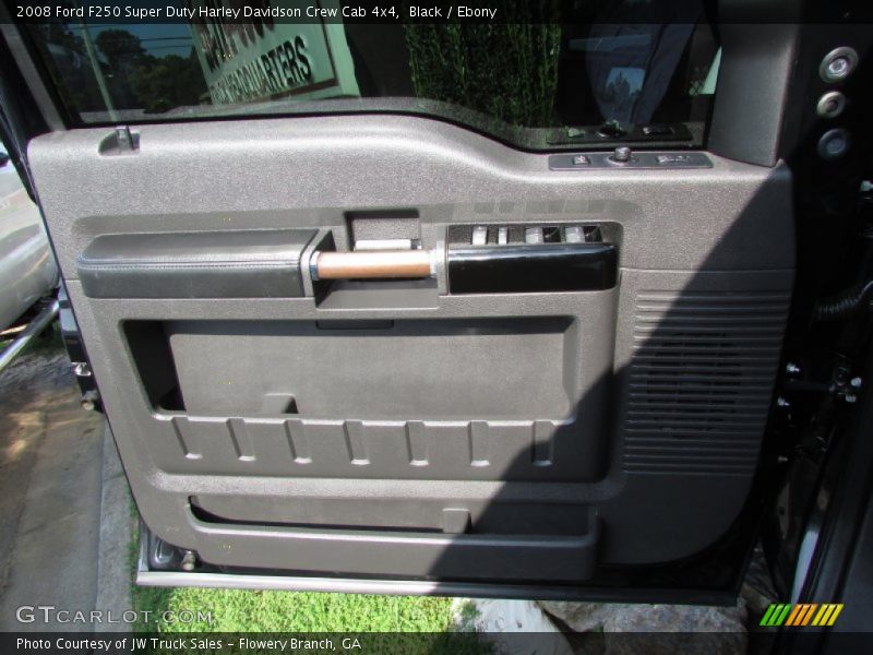 Black / Ebony 2008 Ford F250 Super Duty Harley Davidson Crew Cab 4x4