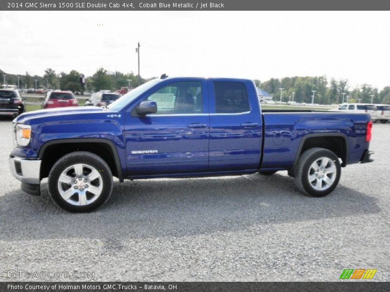  2014 Sierra 1500 SLE Double Cab 4x4 Cobalt Blue Metallic