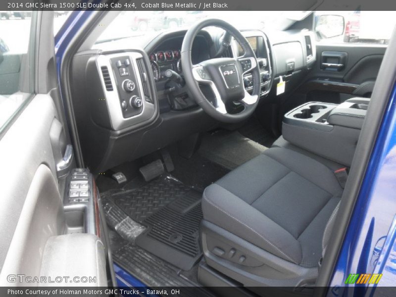Jet Black Interior - 2014 Sierra 1500 SLE Double Cab 4x4 