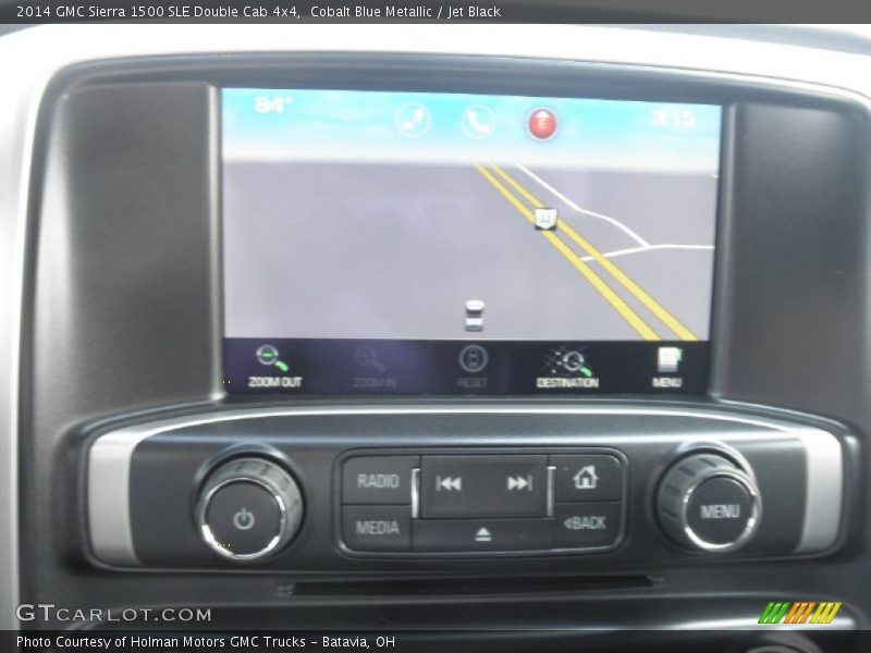 Controls of 2014 Sierra 1500 SLE Double Cab 4x4