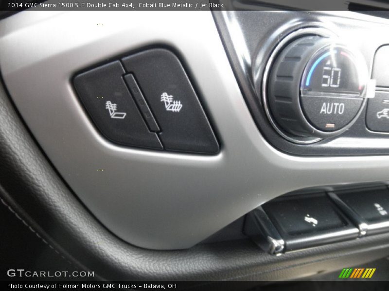 Cobalt Blue Metallic / Jet Black 2014 GMC Sierra 1500 SLE Double Cab 4x4