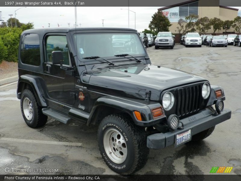 Black / Tan 1997 Jeep Wrangler Sahara 4x4