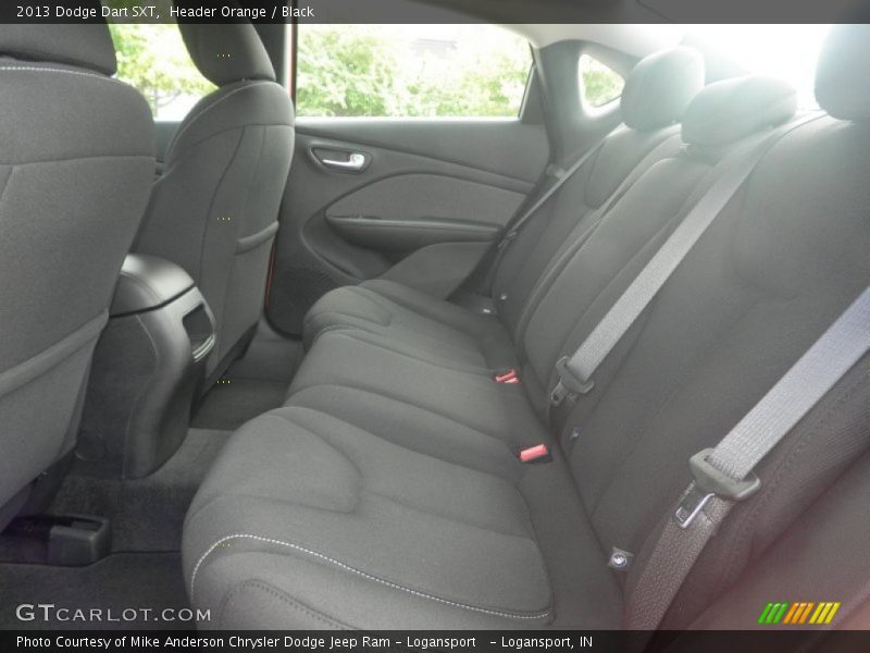 Header Orange / Black 2013 Dodge Dart SXT