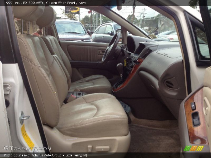 Golden White Pearl / Ivory 1999 Lexus RX 300 AWD