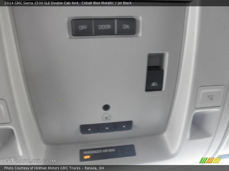 Cobalt Blue Metallic / Jet Black 2014 GMC Sierra 1500 SLE Double Cab 4x4