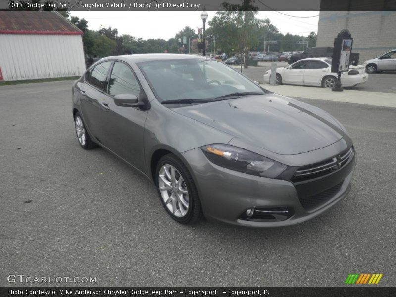 Tungsten Metallic / Black/Light Diesel Gray 2013 Dodge Dart SXT