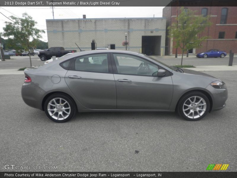Tungsten Metallic / Black/Light Diesel Gray 2013 Dodge Dart SXT