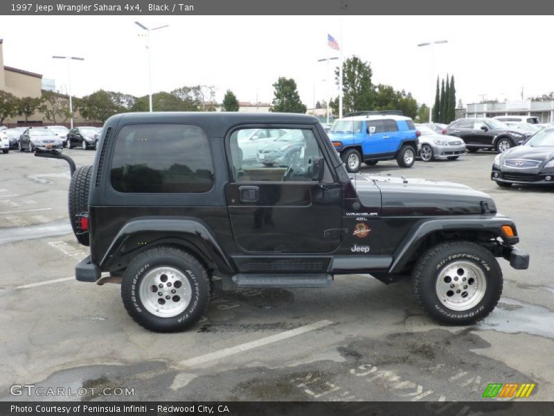 Black / Tan 1997 Jeep Wrangler Sahara 4x4