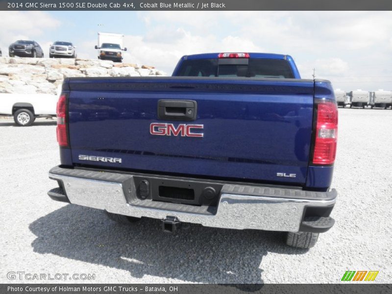 Cobalt Blue Metallic / Jet Black 2014 GMC Sierra 1500 SLE Double Cab 4x4