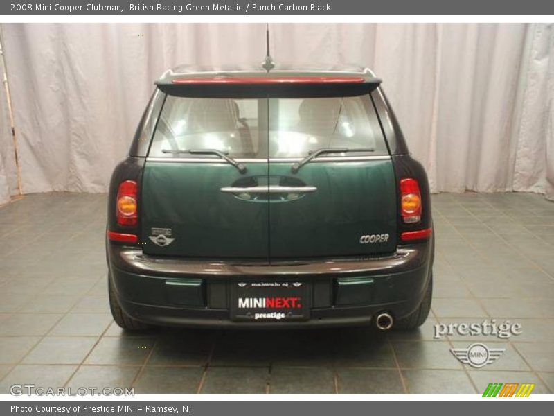 British Racing Green Metallic / Punch Carbon Black 2008 Mini Cooper Clubman