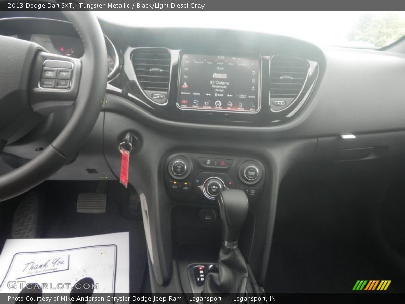 Tungsten Metallic / Black/Light Diesel Gray 2013 Dodge Dart SXT
