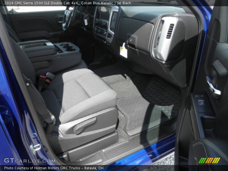 Cobalt Blue Metallic / Jet Black 2014 GMC Sierra 1500 SLE Double Cab 4x4