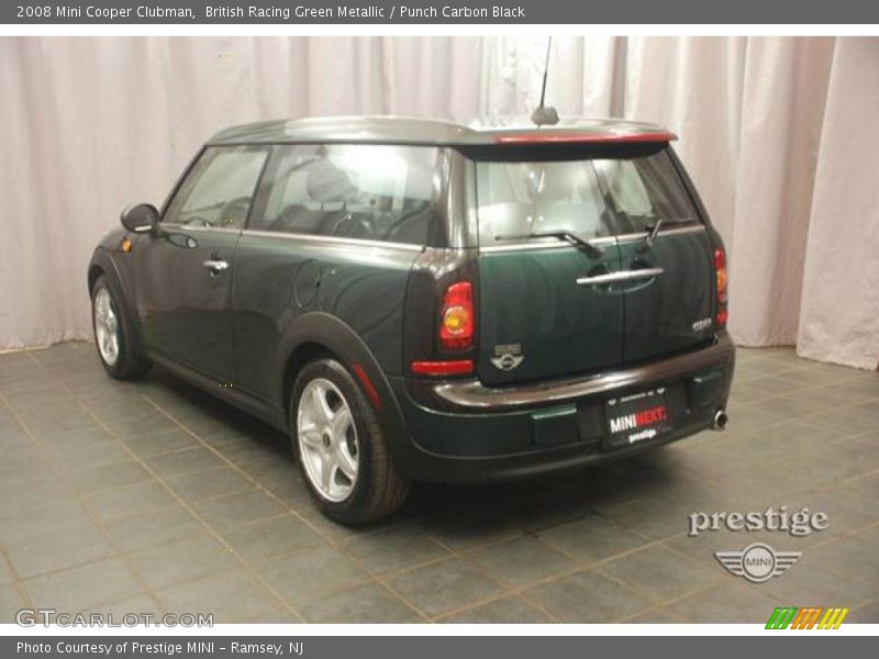 British Racing Green Metallic / Punch Carbon Black 2008 Mini Cooper Clubman