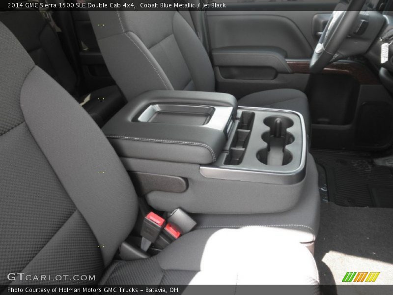 Cobalt Blue Metallic / Jet Black 2014 GMC Sierra 1500 SLE Double Cab 4x4
