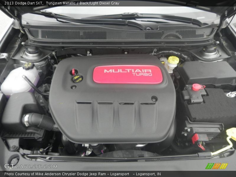 Tungsten Metallic / Black/Light Diesel Gray 2013 Dodge Dart SXT