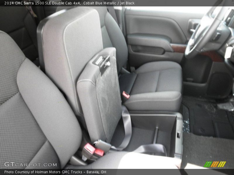 Cobalt Blue Metallic / Jet Black 2014 GMC Sierra 1500 SLE Double Cab 4x4