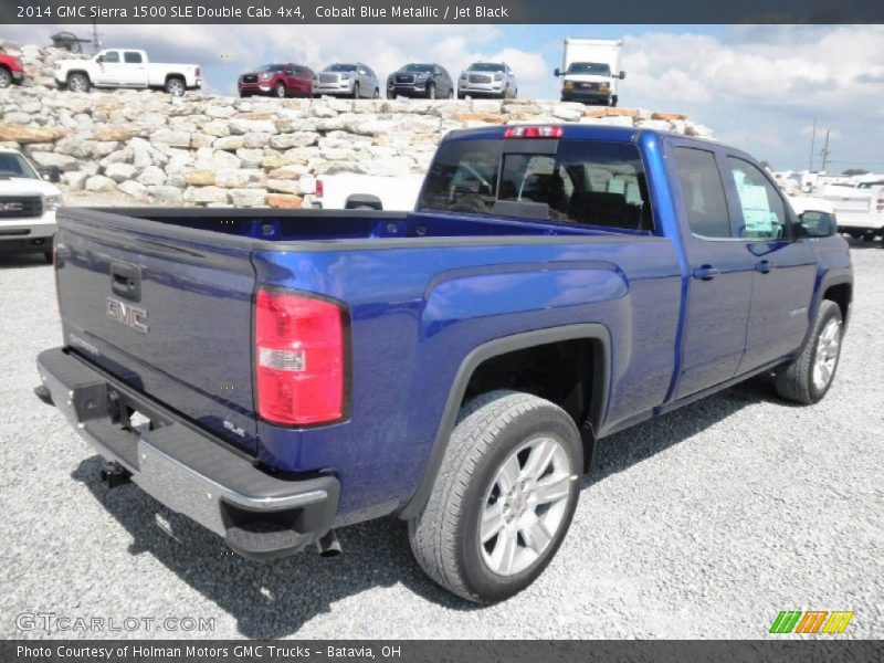  2014 Sierra 1500 SLE Double Cab 4x4 Cobalt Blue Metallic