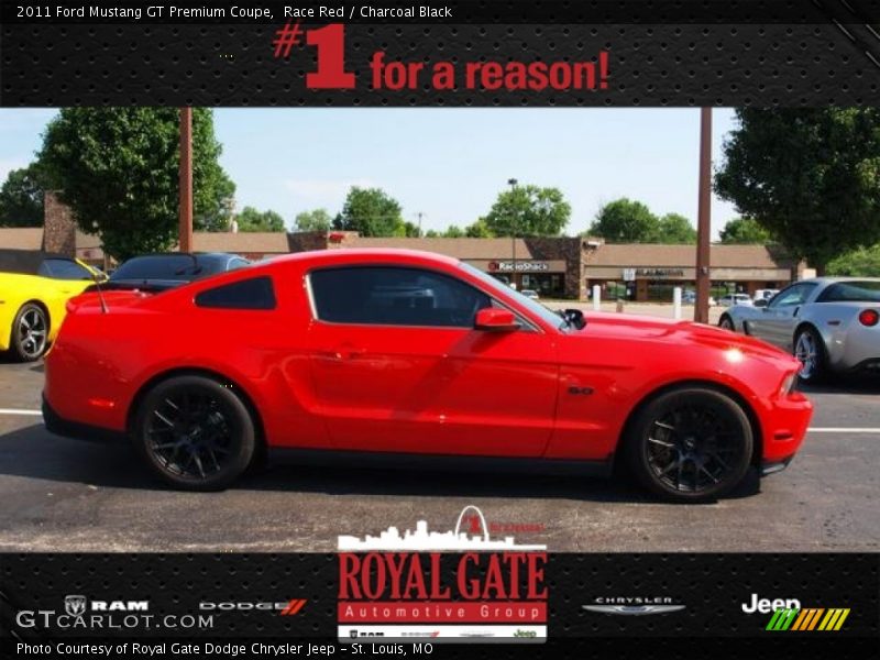 Race Red / Charcoal Black 2011 Ford Mustang GT Premium Coupe