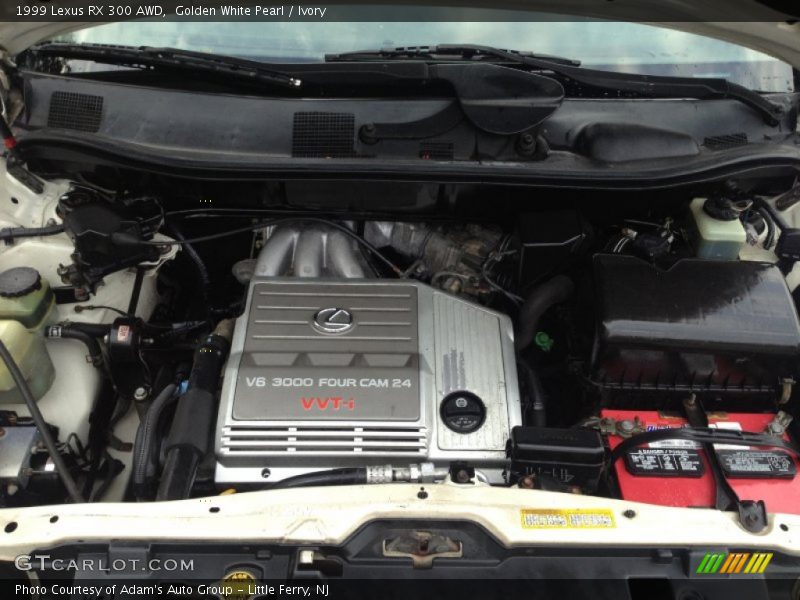 Golden White Pearl / Ivory 1999 Lexus RX 300 AWD