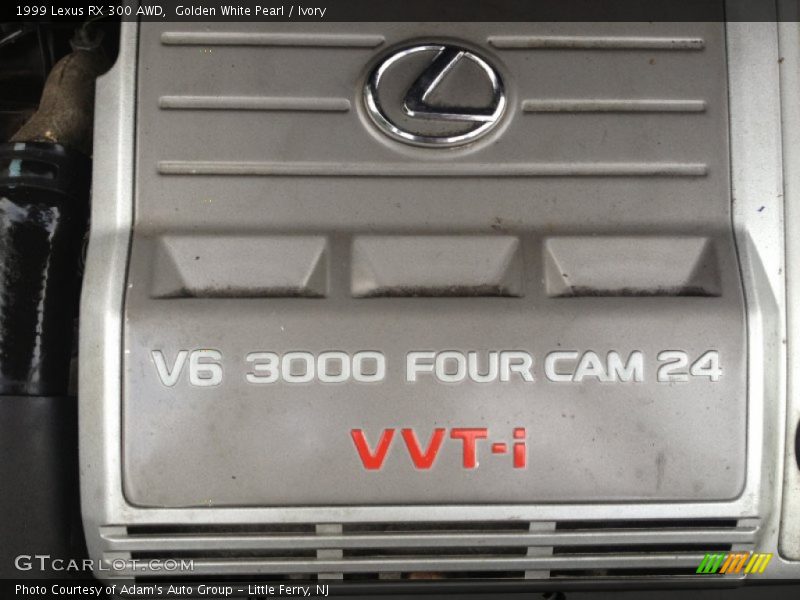 Golden White Pearl / Ivory 1999 Lexus RX 300 AWD