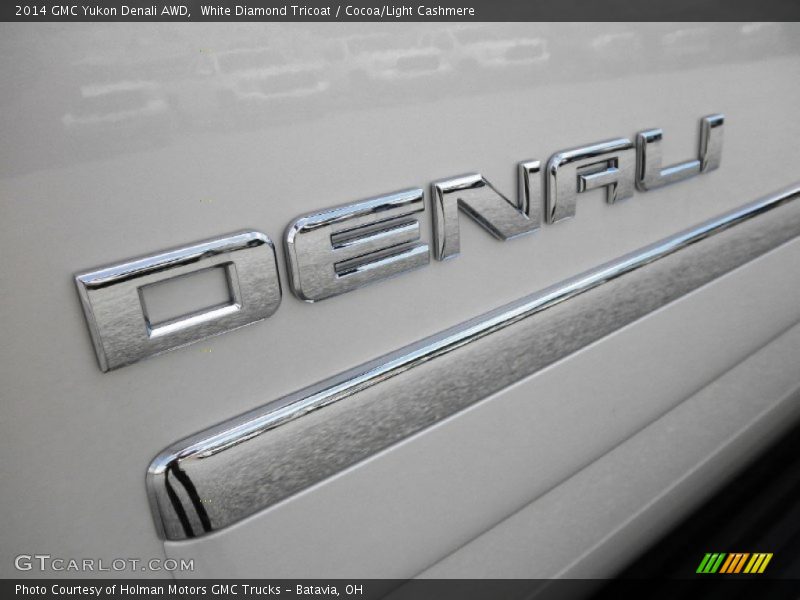 White Diamond Tricoat / Cocoa/Light Cashmere 2014 GMC Yukon Denali AWD
