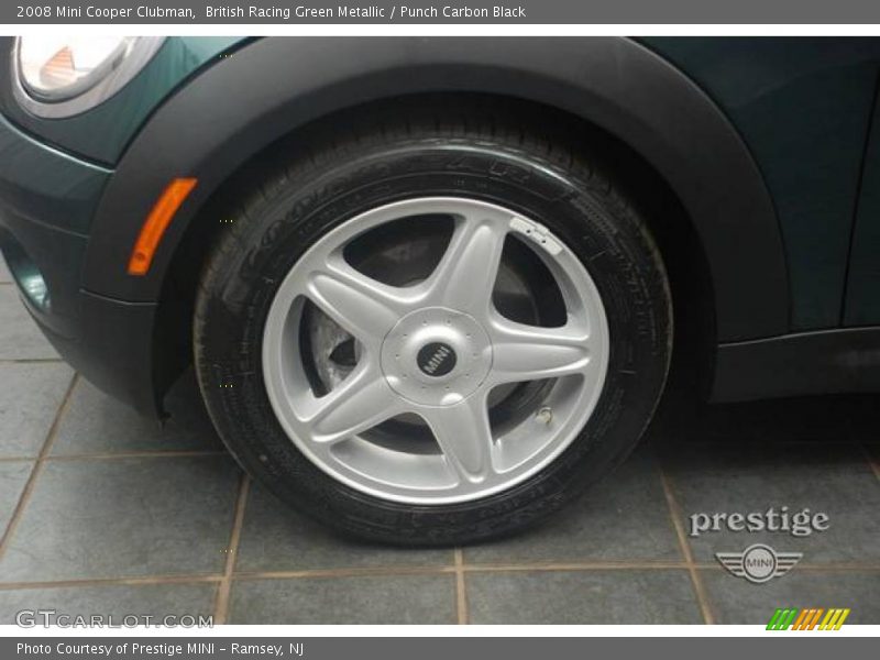 British Racing Green Metallic / Punch Carbon Black 2008 Mini Cooper Clubman