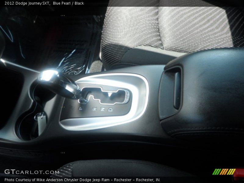 Blue Pearl / Black 2012 Dodge Journey SXT