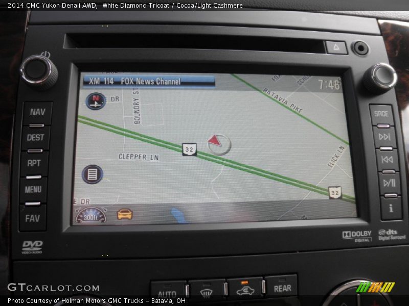 Navigation of 2014 Yukon Denali AWD