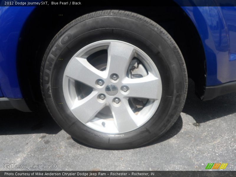 Blue Pearl / Black 2012 Dodge Journey SXT