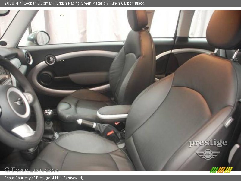 British Racing Green Metallic / Punch Carbon Black 2008 Mini Cooper Clubman