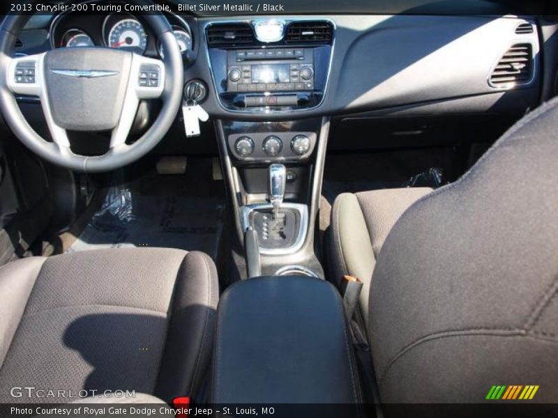 Billet Silver Metallic / Black 2013 Chrysler 200 Touring Convertible