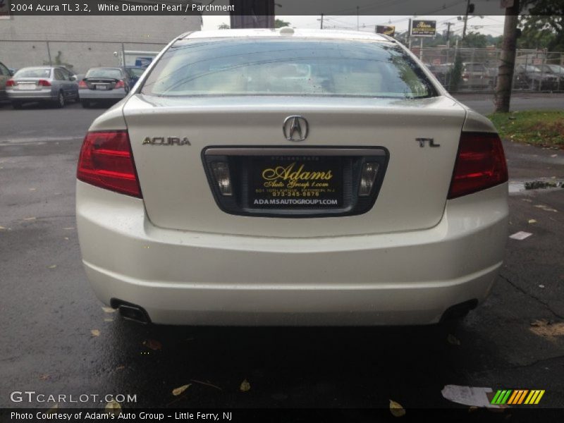 White Diamond Pearl / Parchment 2004 Acura TL 3.2