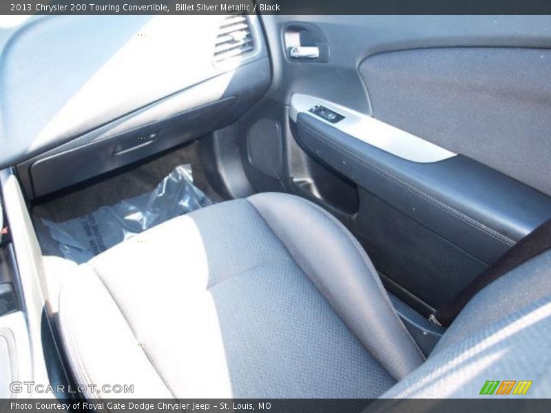 Billet Silver Metallic / Black 2013 Chrysler 200 Touring Convertible